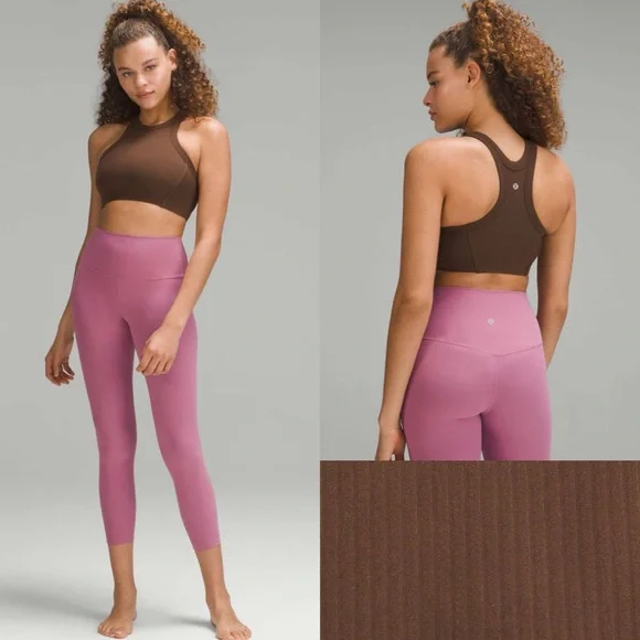 NWT Lululemon Ribbed Nulu High-Neck Yoga Bra - Picture 2 of 6